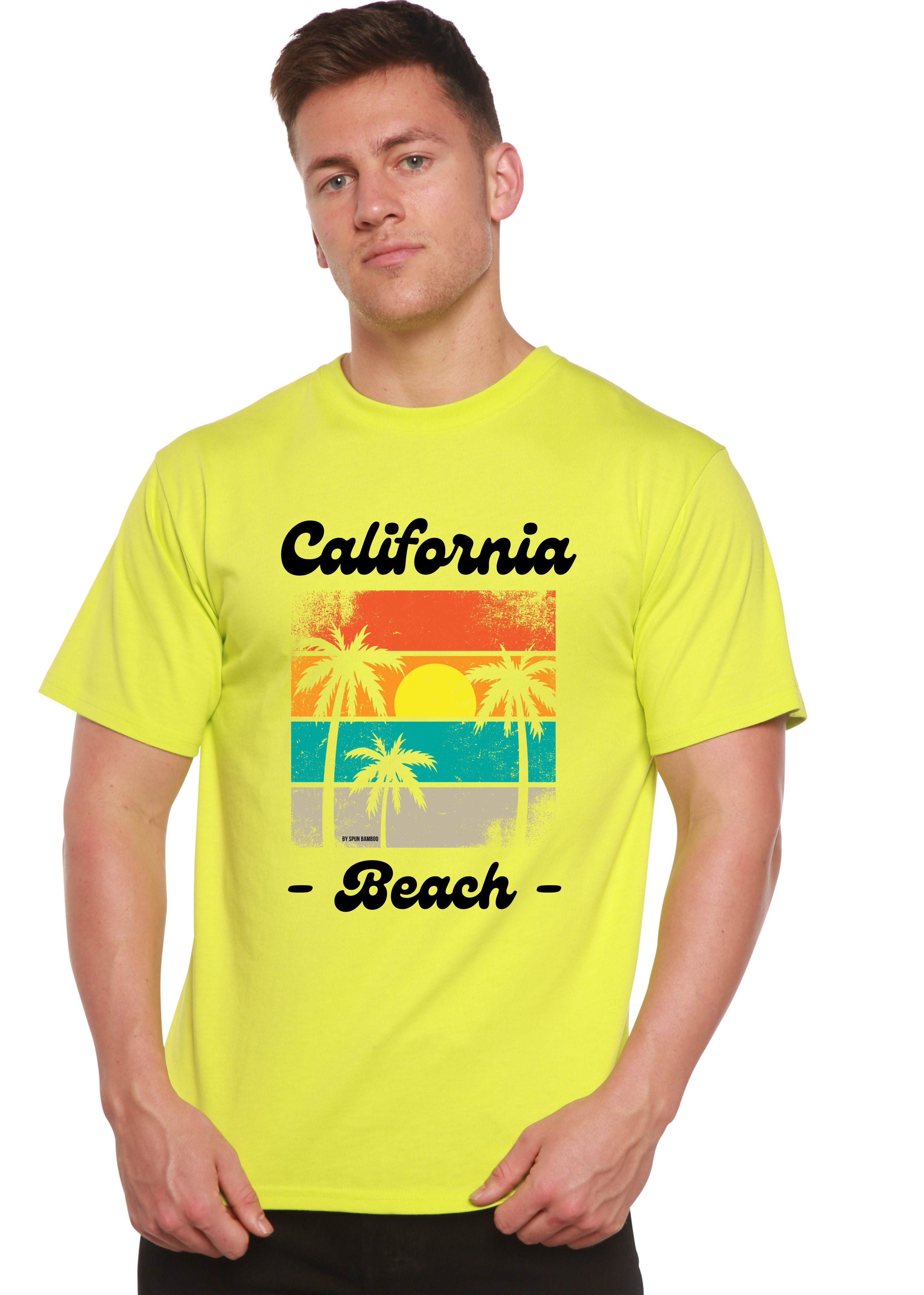 California Beach Unisex Bamboo Viscose/Organic Cotton Short Sleeve Graphic T-Shirt
