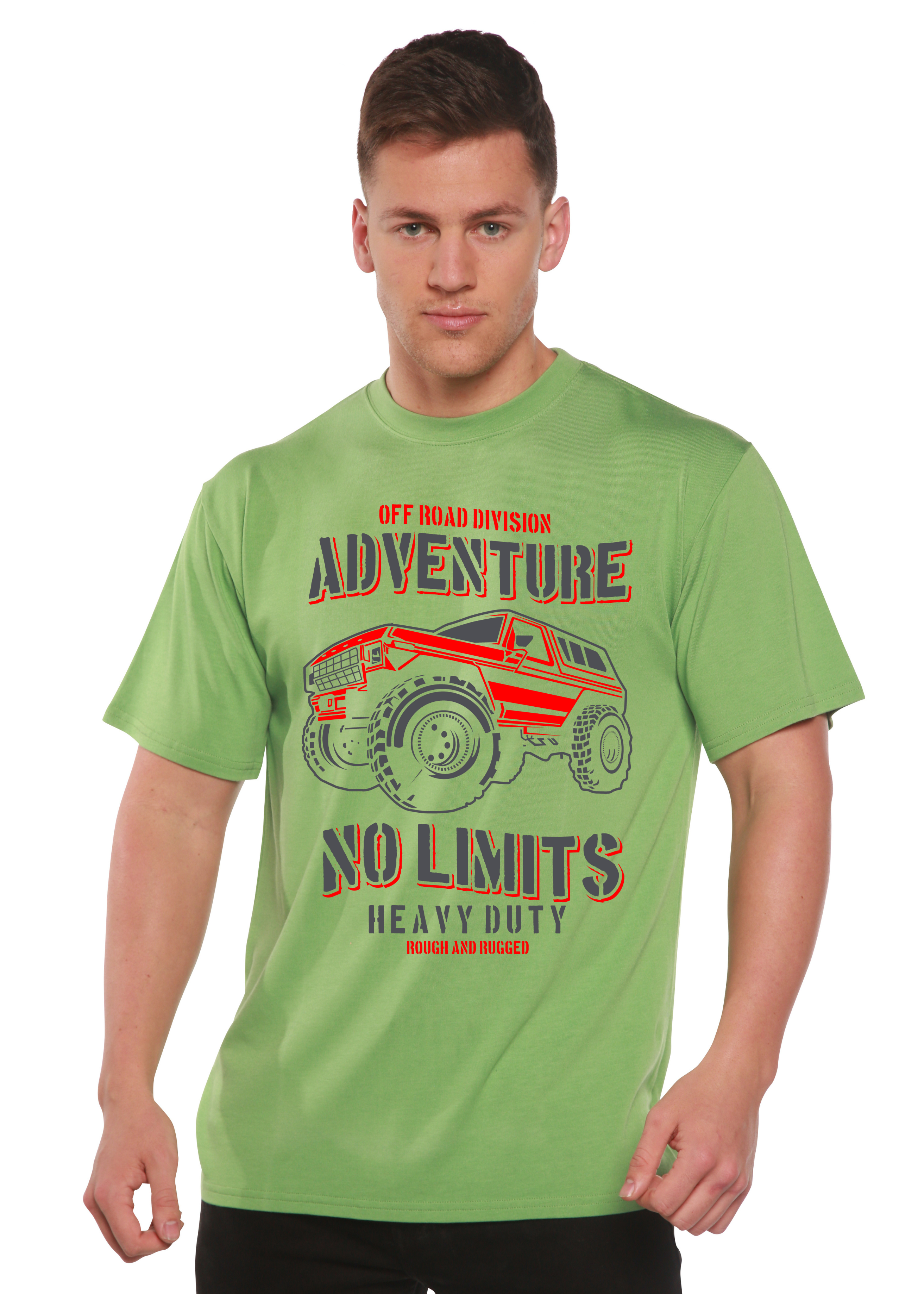 No Limits Spun Bamboo® Men's Bamboo Viscose/Organic Cotton Short Sleeve Graphic T-Shirt