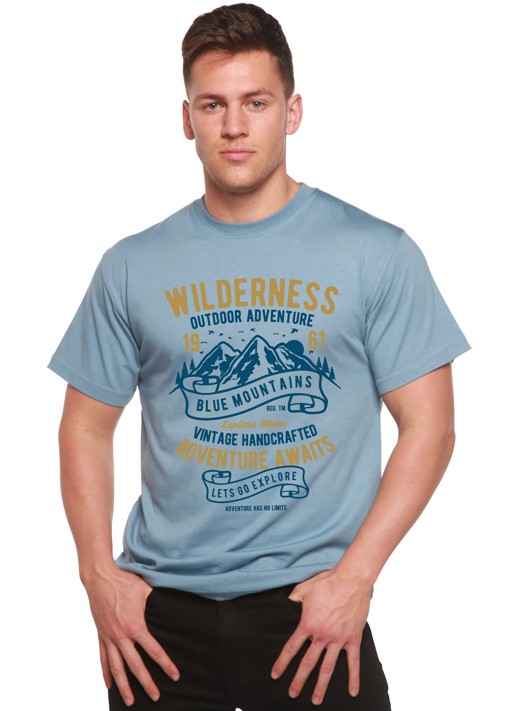 Wilderness Spun Bamboo® Men's Bamboo Viscose/Organic Cotton Short Sleeve Graphic T-Shirt