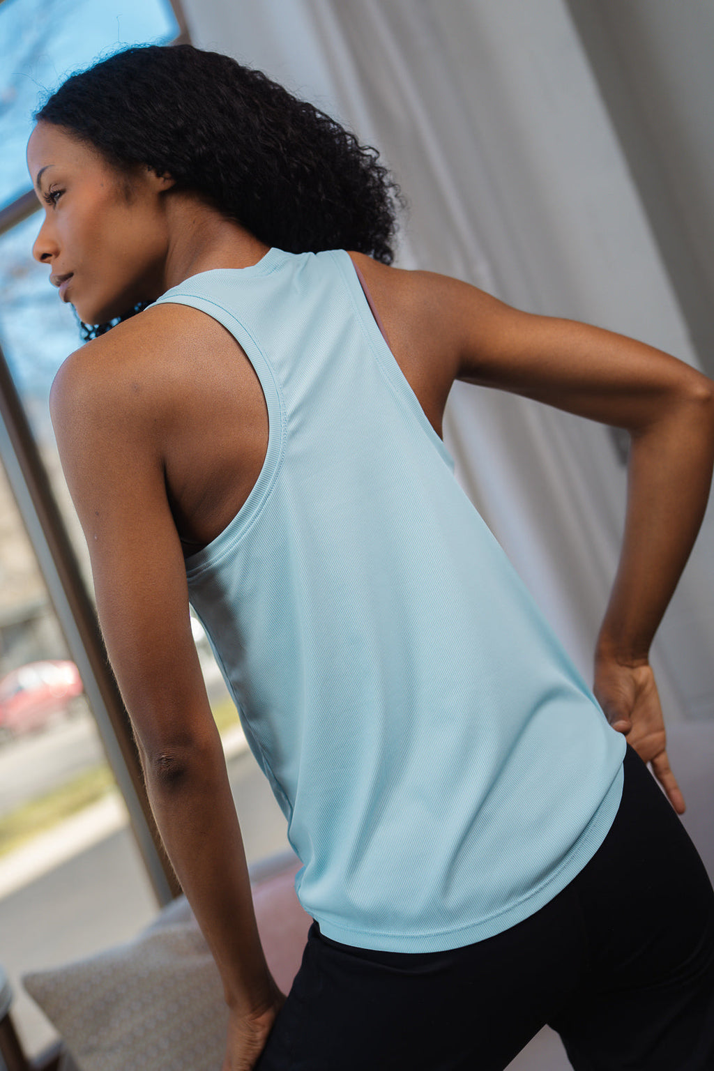 always worthy ribbed tank