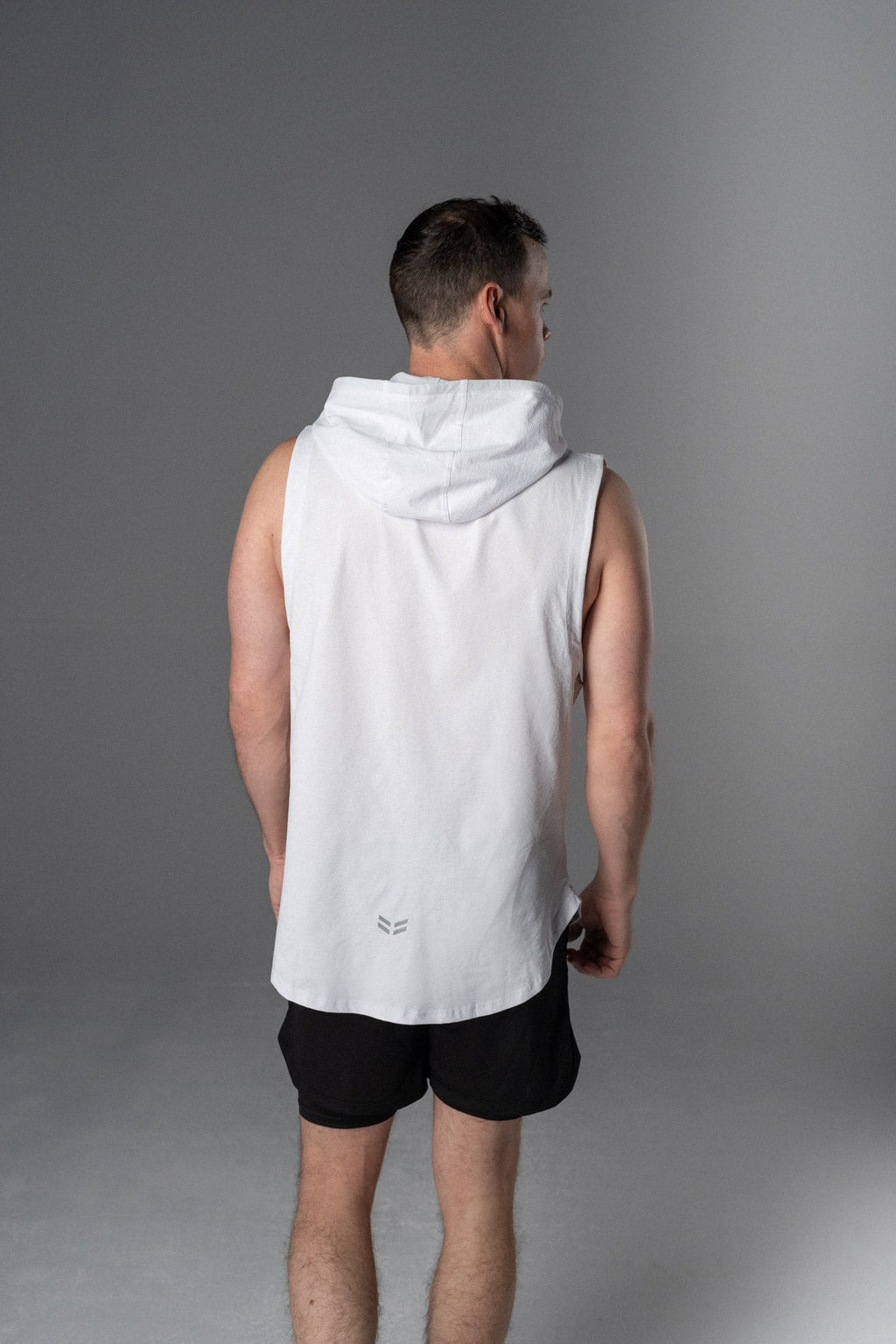 DETERMINED hooded sleeveless
