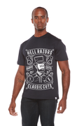 Hell Razors Men's Bamboo Viscose/Organic Cotton Short Sleeve Graphic T-Shirt